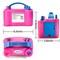 Electric Air Balloon Pump, 110V 600W Portable Dual Nozzle Inflator/Blower in Rose Red for Party Decorations